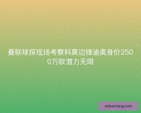 曼联球探现场考察科莫边锋迪奥身价2500万欧潜力无限